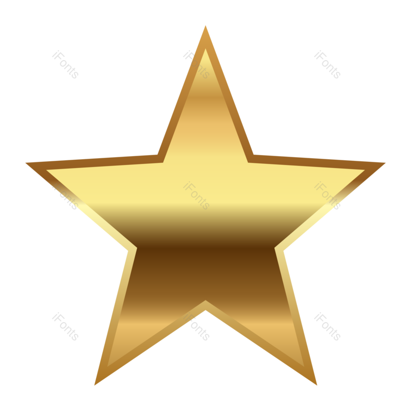 金色标签图片,星星元素,矢量元素PNG,免抠素材